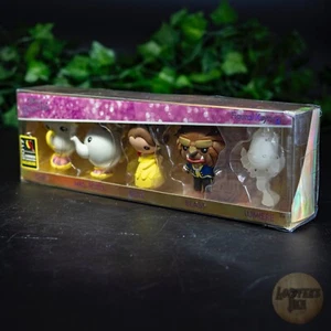SD Comic Con 2017 DISNEY Beauty & The Beast Keychain 5 PC Set New / Wear on Box - Picture 1 of 4
