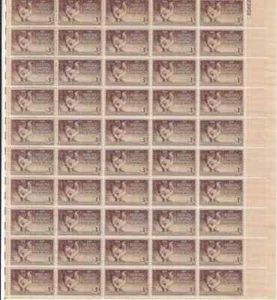 SCOTT # 968 SHEET OF 50 POULTRY INDUSTRY STAMPS 3 CENT FACE MNH - Picture 1 of 1