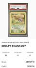 2000 Pokemon Gym Challenge Koga's Ekans #77/132 Psa 10 Gem Mint Low Pop