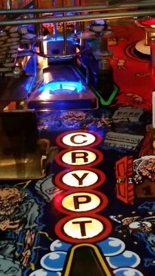 Data East Tales From The Crypt Pinball Crypt Hole Light LED Mod - Blue - TFTC