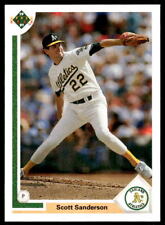 1991 Upper Deck 582 Scott Sanderson Oakland Athletics Baseball Card