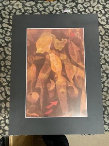 Vintage , Paul Klee , Art Print Mounted Picture Home Decor LARGE SIZE QUALITY - Picture 1 of 4