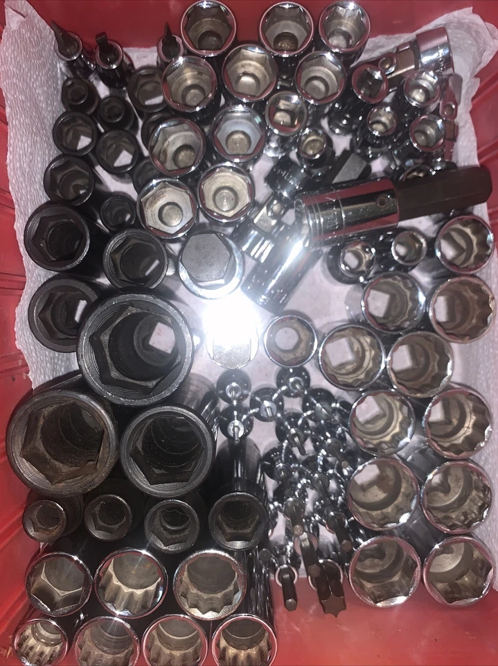 Vintage American-Made SK NOS Sockets- Single Sockets - Image 1 of 1