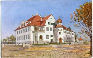 Künstler-AK ROSENHEIM Kgl. Präparandenschule, Straßenecke 10er - Picture 1 of 1