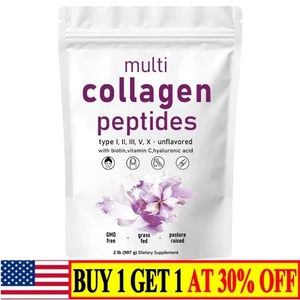 Péptidos de proteína hidrolizada en polvo con múltiples colágeno (tipo l, l, l, v, X) EE. UU. - Imagen 1 de 12