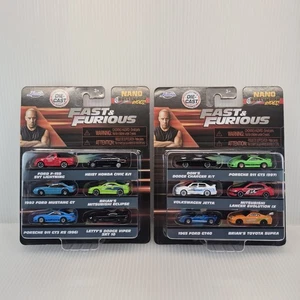 Jada Toys Nano Hollywood Rides FAST & FURIOUS Nano (12) Cars Collector Series - Picture 1 of 13