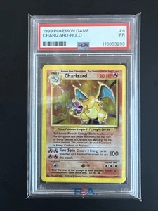 1999 Charizard Base Set 4/102 Holo Rare Pokemon Card PSA 1 Graded Card - Picture 1 of 2