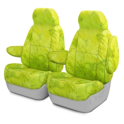 For Pontiac Grand Prix 97-03 Seat Cover Realtree Fishing 1st Row Camo Light Lime Foto 1 de 4