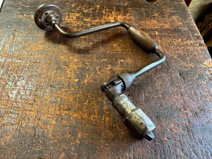 Antique  Stanley No.78  Hand Brace/Drill 12" Sweep  For Auger Bits.  England - Picture 1 of 13