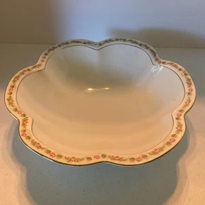 Royal Innsbruck Vienna JHR MZ Austria ciotola smerlata piatto rosa/oro vintage - Foto 1 di 6