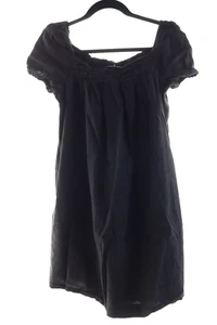 Theory Black Dress Size 6 Linen Blend Pockets Short Sleeve (28) - Picture 1 of 11