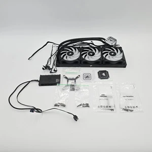 Corsair iCUE H150i ELITE CAPELLIX XT 360mm AIO RGB CPU Cooler - Black - Picture 1 of 20