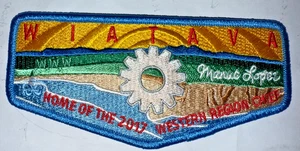 Witava Lodge #13 ...  2017 "Home of the Western Region Chief "...  Blue BORDER - Picture 1 of 2