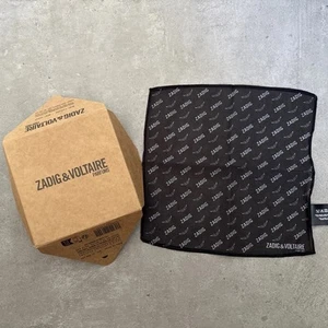 Zadig & Voltaire Mini Scarf 20 x 20 cm schwarz - Bild 1 von 3
