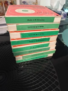 5 BASF Magnetophonband Tonband Spulen darunter 1 Doppelspielband - 50er Kult - Bild 1 von 3