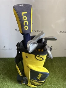 Junior Dunlop Loco Golf Set Good Condition Age 5 Up Right Hand Bag Irons Wood - Picture 1 of 13