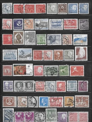 Sweden - Selection of Stamps - as shown - kha147 - Image 1 of 2