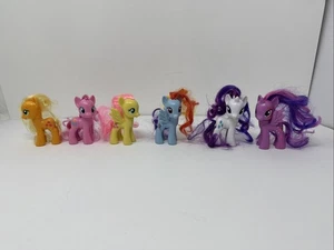 2010 My Little Pony G4 Brushable Hair 3" Lot Of 6 Generation 4 - Bild 1 von 21