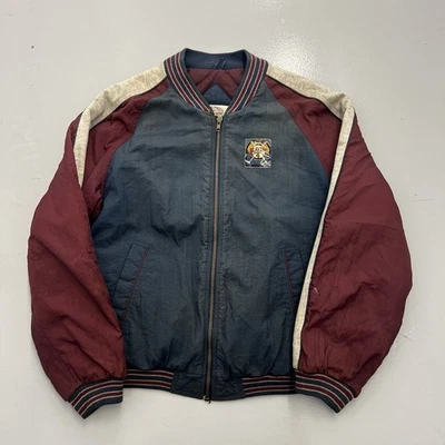 Chaqueta de béisbol vintage de los 80 McGregor Players para hombre mediana de nailon bombardero cremallera completa Foto 1 de 4