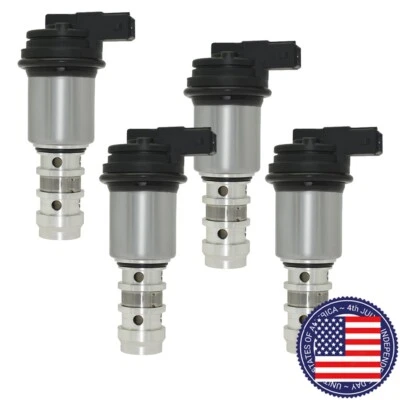 4PCS Intake and Exhaust Variable Valve Timing Solenoid For BMW X5 545i 550i 745i - Image 1 of 4