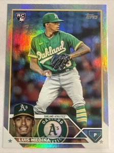 2023 Topps Update Series Rainbow Foil #US311 Luis Medina NM-MT RC Rookie Athleti - Picture 1 of 2