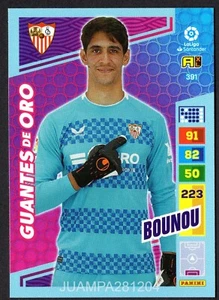 YASSINE BOUNOU #391 GUANTES DE ORO 2022-23 CROMO PANINI ADRENALYN XL LIGA 22/23 - Picture 1 of 2