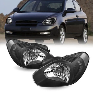 Faro para Hyundai Accent 2007-2011 hatchback o sedán nuevo halógeno izquierdo+derecho - Imagen 1 de 26