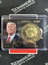 2020 Decision Gold Foil Donald J. Trump #TC3 Gold Coin 36/45