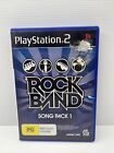 Rock Band Song Pack 1 - Playstation 2 Ps2 Game - Complete - Free Post
