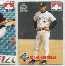 Frank Kremblas Ottawa Lynx 1997 International League Baseball Club Card #04