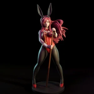 Figuras de resina escala 1/24 Erza Scarlet Bunny NSFW escultura sin pintar sin montar - Imagen 1 de 5