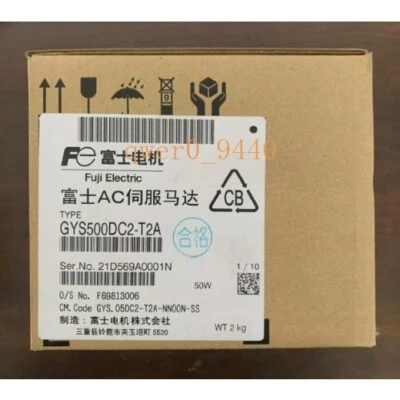 Fuji GYS500DC2-T2A 1PC New GYS500DC2T2A AC Servo Motor Expedited Shipping - Image 1 of 2