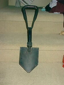 Vintage US Ames Military Army Folding Shovel Pick Trench Tool 