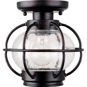 Maxim Portsmouth 1-Light Outdoor Ceiling Mount Rubbed Bronze-30508CDOI - Picture 1 of 1