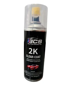 2k HIGH GLOSS CLEAR FINISH AEROSOL TOUCH UP Spray CAN 2 PACK Restos - Picture 1 of 3
