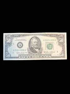Circulated $50 Bill (Fifty Dollar Bill) - 1985 - Picture 1 of 2