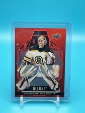 2022-23 Upper Deck Allure Red Rainbow Auto #93 Jeremy Swayman Boston Bruins