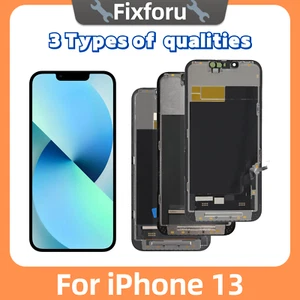 For iPhone 13 Soft Hard OLED Incell LCD Display TouchScreen Assembly Replacement - Picture 1 of 22