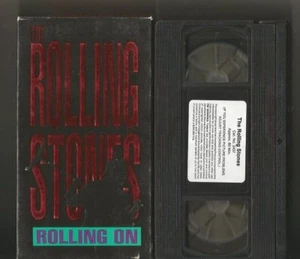 Rolling Stones Rolling On VHS 57 minutes Cat. No. 2437 VG+ cond. Guaranteed D - Imagen 1 de 2