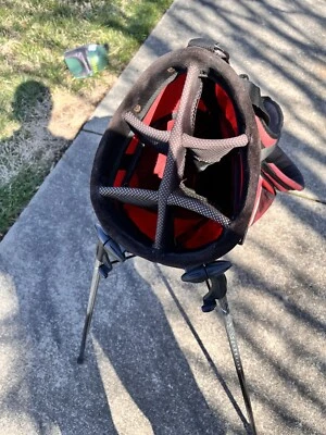 Callaway Big Bertha Ultra Lite 3.8 Stand Bag 6-Way Dual Strap Red & Black  No/RC - Image 1 of 4