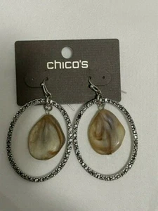 NWT Chico's Madge Pendant Drop Earrings - Picture 1 of 2