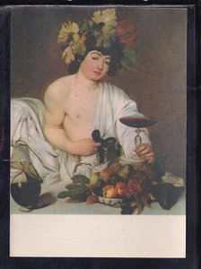 AK Florenz Galerie Uffizien Caravaggio Bacchus Teenager YB401 - Bild 1 von 1