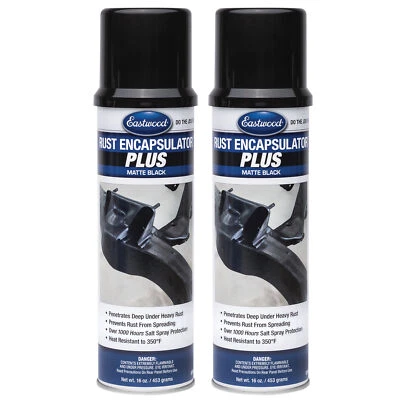 Eastwood Matte Black Rust Encapsulator Plus 16 oz. Aerosol 2 Pack - Imagem 1 de 2