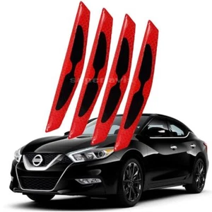 Pegatina decorativa de advertencia de tira anticolisión de puerta 4 piezas para Nissan Máxima - Imagen 1 de 16