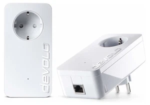 devolo dlan 1200+ Powerline LAN Adapter 1x Gbit LAN-Port 2x Adapter Starter Kit - Bild 1 von 2