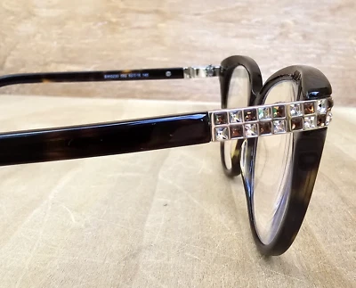 НОВЫЙ SWAROVSKI SW 5230 052 КОРИЧНЕВЫЙ КРИСТАЛЛЫ ПОДЛИННЫЙ ОПРАВЫ ОЧКИ 52-15-140 - Изображение 1 из 4