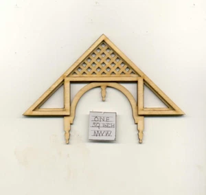 Apex / Gable Trim #1  dollhouse miniature 1:12 scale USA  1pc - Picture 1 of 1