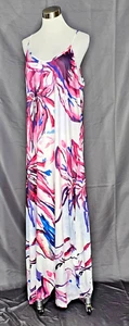 Unbranded - Polyester Floral Print Long Sundress - Size 4XL - Picture 1 of 2