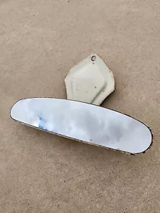 OEM 1965-1971 Dodge Truck Interior Inside Rear View Mirror Head & Bracket Mopar - Foto 1 di 12