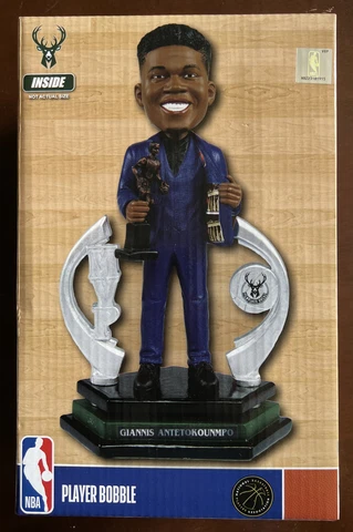 GIANNIS ANTETOKOUNMPO Milwaukee Bucks 2019 "MVP Award" NBA Bobblehead Cover